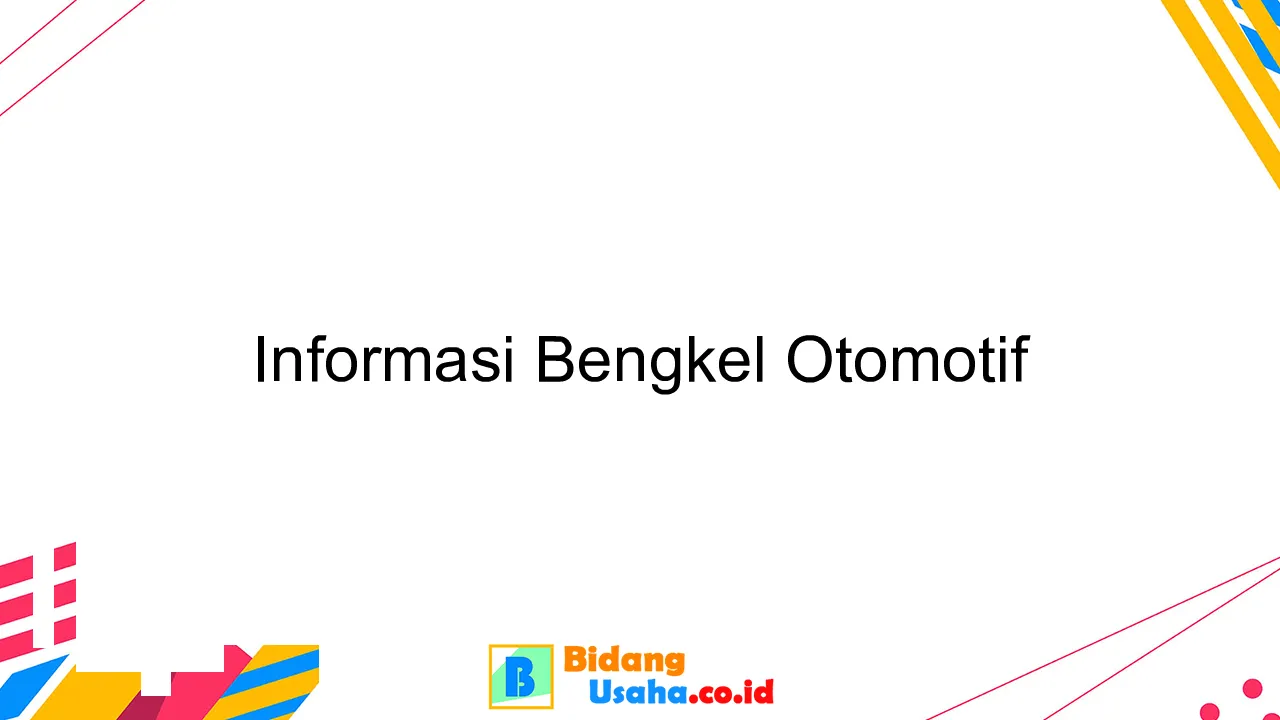 Bengkel Bang Salamun: Pengalaman Otomotif yang Menyenangkan di Tengah Cilacap